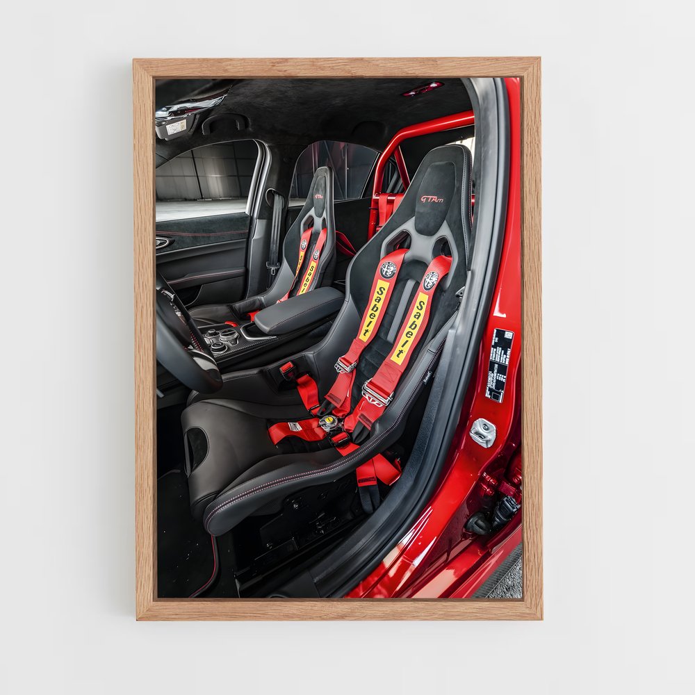 Poster Inside the Ferrari – affiche Alfa Romeo (vue 4)